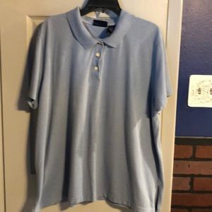 Woman's Liz Claiborne short sleeve polo 3x